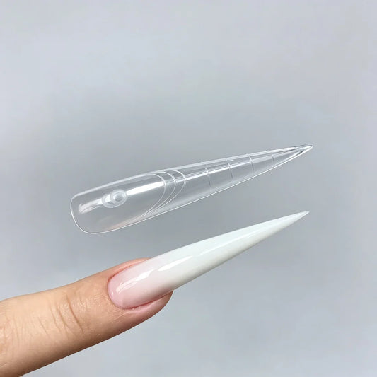Obsessed With These XXL Stiletto Nails — The Dual Forms Made It So Much Easier