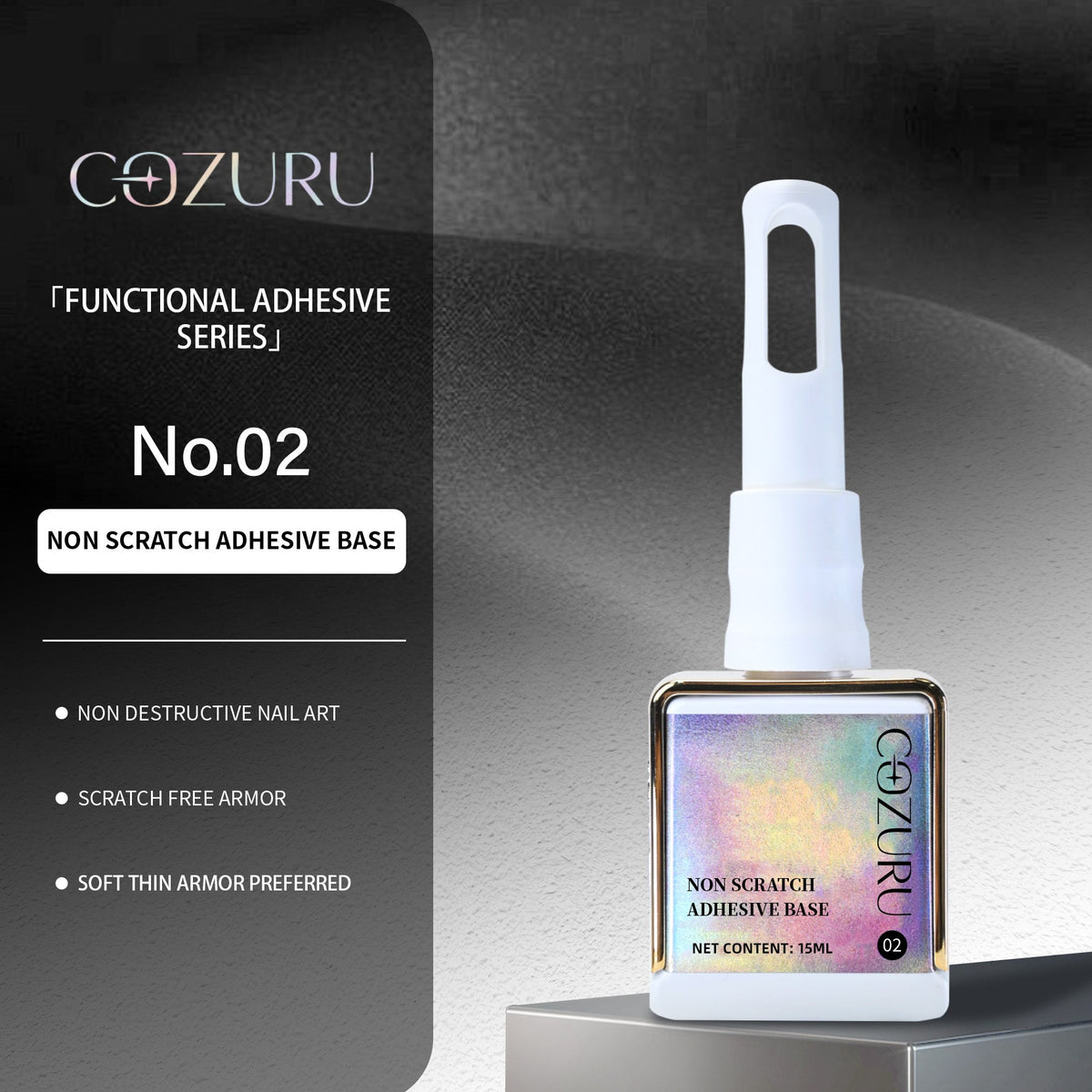 COZURU Nail Art Glue – Strong Adhesive for Extensions & Press-On Nails