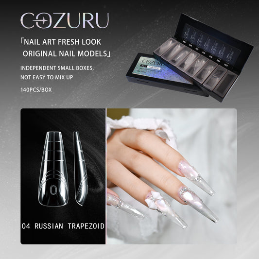 COZURU Dual Forms Russian Tapered Nail Tips – Shape #04