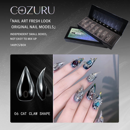 COZURU Dual Forms Cat Claw Nail Tips – Shape #06