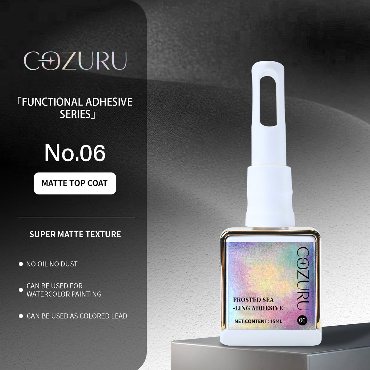 COZURU Nail Art Glue – Strong Adhesive for Extensions & Press-On Nails