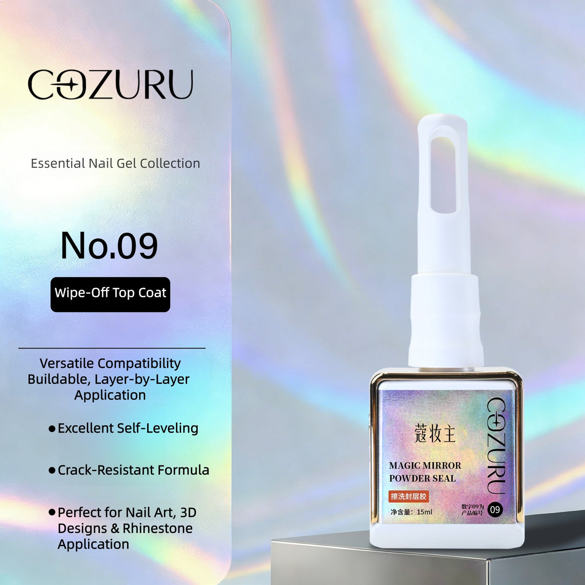 COZURU Professional Nail Gels – Prep, Base, Builder & Top Coats