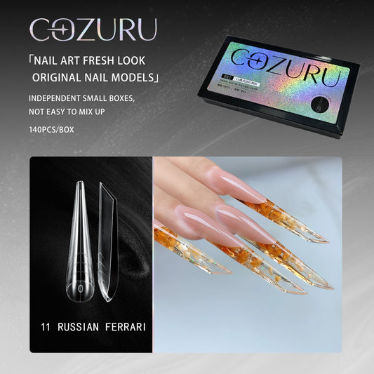 COZURU Dual Forms Russian Ferrari Nail Tips – Shape #11
