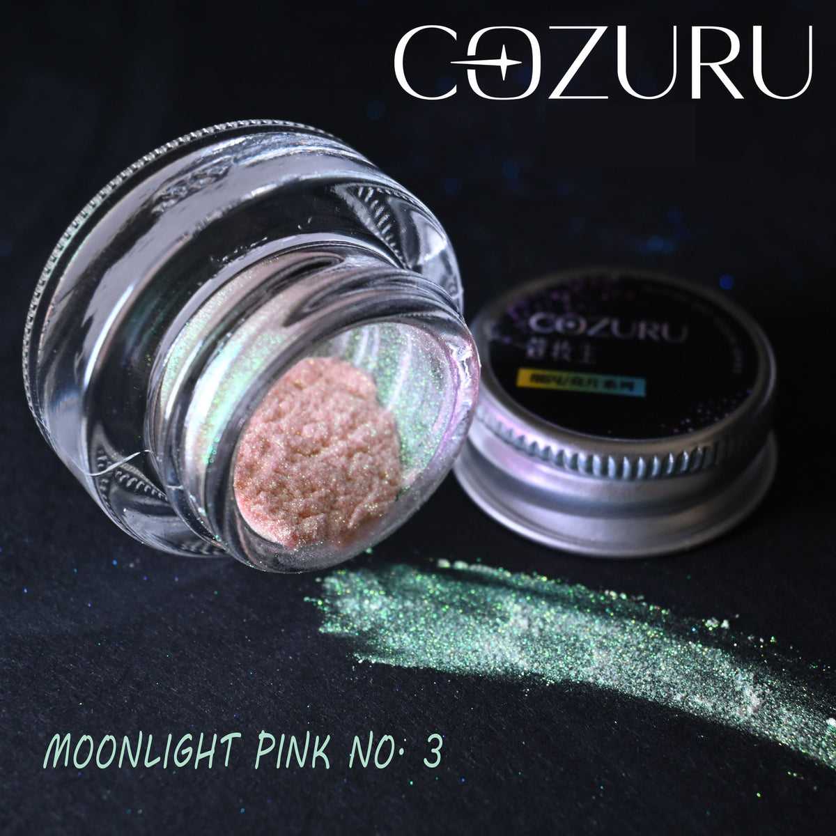 COZURU Polarized Moonlight Nail Powder – Aurora Mirror Chrome Effect
