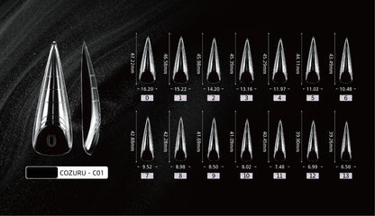 COZURU Medium Length Stiletto Dual Forms - C01
